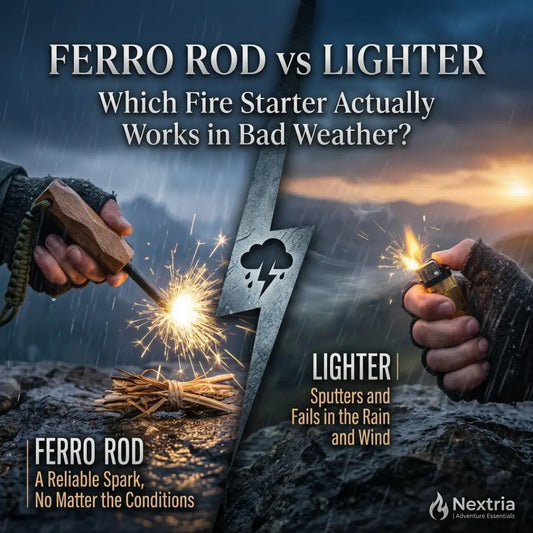 Ferro Rod vs Lighter: Which Fire Starter Actually Works When It Matters? | Nextria