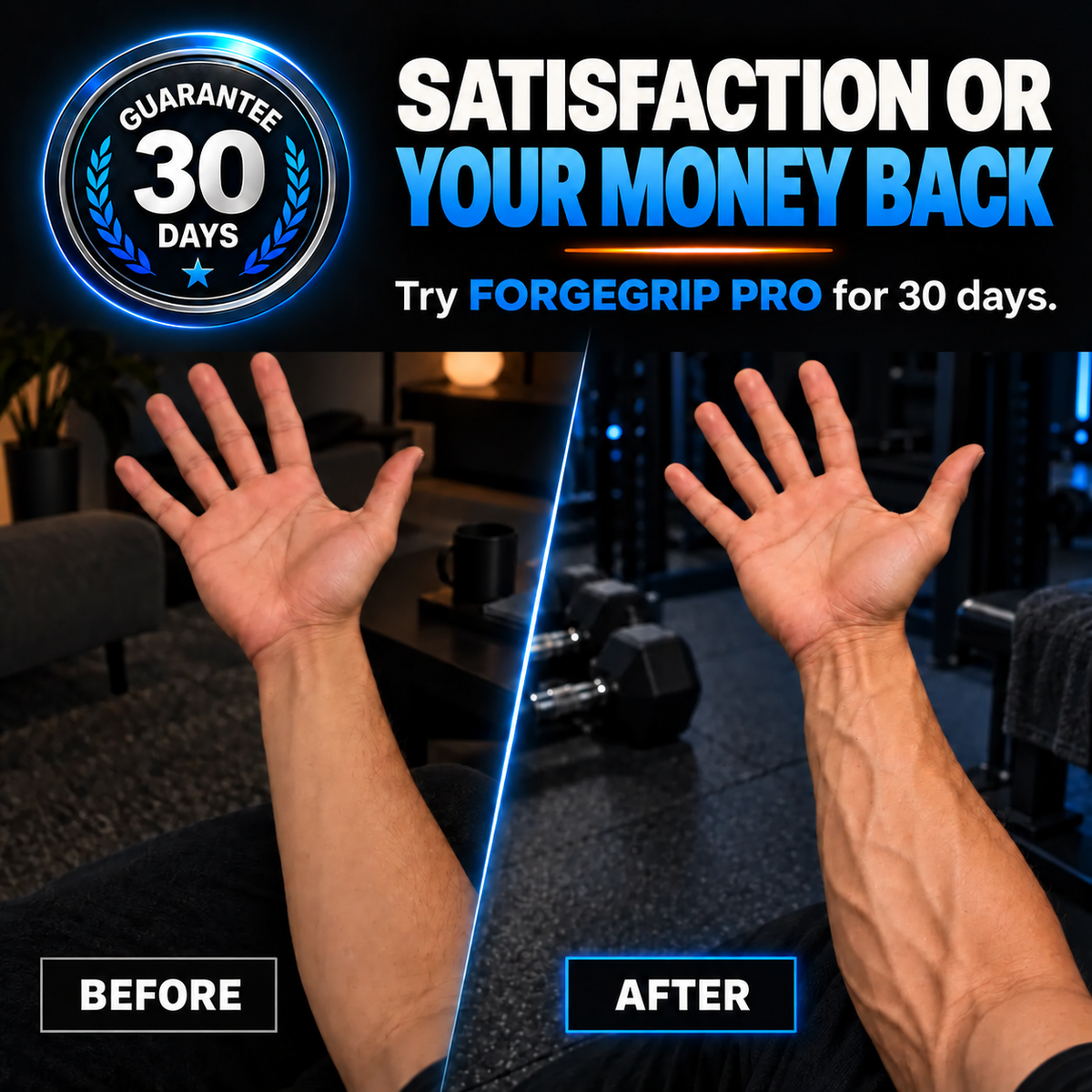 
FORGEGRIP PRO with Nextria warranty and returns information