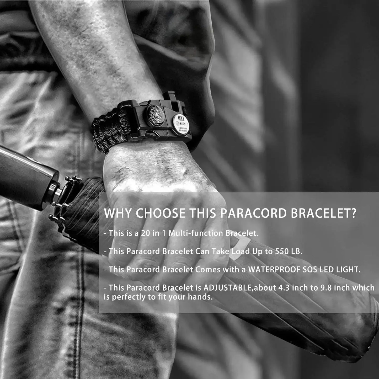 Nextria™ Paracord Survival Bracelet