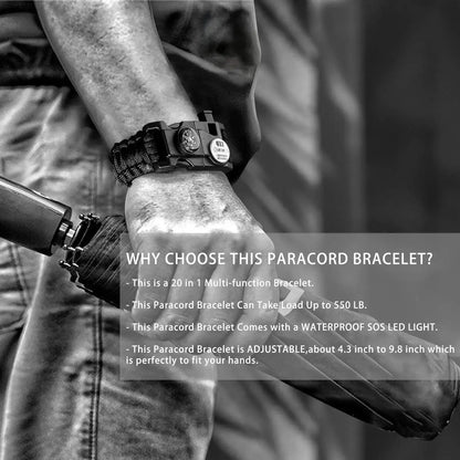Nextria™ Paracord Survival Bracelet